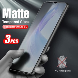 3PCS 9D Frosted Matte Tempered Glass For Honor 90 Lite 5G Honer 90Lite Light CRT-NX1 6.7" Anti-Fingerprint Screen Protector Film