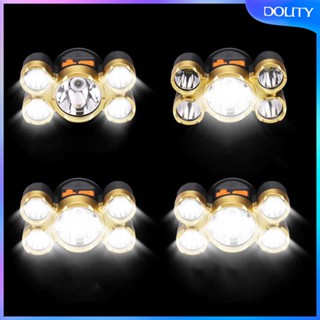 [dolity] โคมไฟ Led 5 ดวง ชาร์จ USB 4 โหมด สําหรับตกปลา เดินป่า ตั้งแคมป์ ฉุกเฉิน