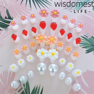 WISDOMEST อุปกรณ์แยกนิ้วเท้า ดอกเดซี่ 8 ชิ้น