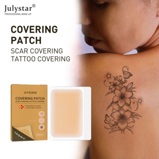 JULYSTAR Jaysuing คอนซีลเลอร์ที่มองไม่เห็น Patch Skin Tattoo Scar คอนซีลเลอร์ Cover Patch ที่มองไม่เห็นกันน้ำ