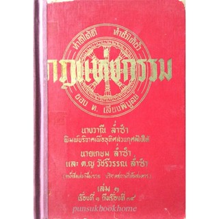 กฎแห่งกรรม ทำดีได้ดี ทำชั่วได้ชั่ว เล่ม ๑ เรื่องที่ ๑ ถึงเรื่องที่ ๓๔ ของ ท. เลียงพิบูลย์