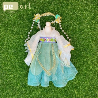 Pearlth ชุดเสื้อผ้าตุ๊กตา กระโปรง สไตล์จีนโบราณ ระดับไฮเอนด์ 16~17 ซม. DIY สําหรับตุ๊กตา