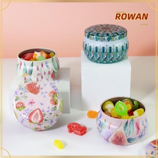 ROWANS ขวดโหลอลูมิเนียมดีบุก แบบรีฟิล สําหรับใส่เทียนครีมบาล์ม จํานวน 2 ชิ้น