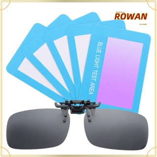 Rowans เครื่องกําเนิดไฟฟ้า UV ป้องกันแสงสีฟ้า ทนทาน 5 ชิ้น ต่อชุด