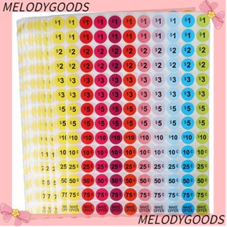 MELODG สติกเกอร์ฉลากราคา 20 แผ่น