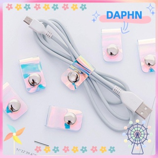 DAPHS ที่ม้วนเก็บสายหูฟัง แบบพกพา 3 ชิ้น