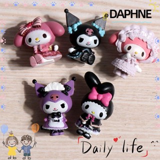 DAPHNE ตุ๊กตาฟิกเกอร์ อนิเมะ Kuromi DIY สําหรับตกแต่งเค้กวันเกิด