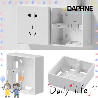 DAPHNE กล่องซ็อกเก็ตสวิตช์ไฟ แบบติดผนัง สําหรับบ้าน