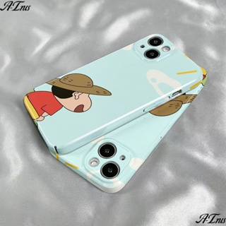 เคสโทรศัพท์มือถือ แบบแข็ง ลายการ์ตูนชินจัง สําหรับ Apple Iphone 14promax 13 12 11 xs 7 8p IQZO