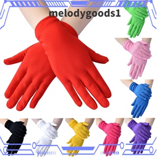 MELODYGOODS1 ถุงมือทํางาน ผ้าไหม กันแดด ระบายอากาศได้ดี สําหรับใช้ในครัวเรือน