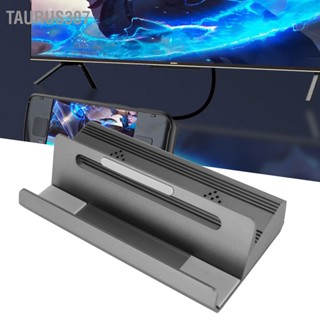 Taurus307 แท่นวางสำหรับ Steam Deck 6 in 1 Hub พร้อม HD 4K 60Hz Gigabit Ethernet 3 USBA 3.0 100W พอร์ตชาร์จ USB C