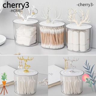 Cherry3 กล่องเก็บเครื่องสําอาง กันฝุ่น พร้อมฝาปิด