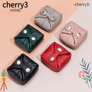 Cherry3 กระเป๋าใส่เหรียญ ขนาดเล็ก แฟชั่น เดินทาง หูฟัง กระเป๋าสตางค์เป็นศูนย์