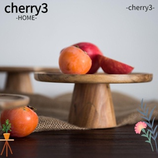 Cherry3 ถาดไม้ ใส่ผลไม้ ขนมขบเคี้ยว ขนมหวาน เป็นมิตรกับสิ่งแวดล้อม สําหรับตกแต่งบ้าน