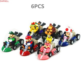 ฟิกเกอร์ PVC รูปเห็ด Super Mario Luigi Koopa Princess 6 ชิ้น ต่อชุด