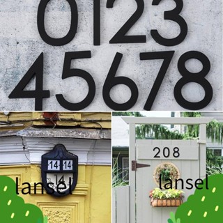 LANSEL ป้ายตัวอักษร ตัวเลข 911 5 นิ้ว สําหรับตกแต่งบ้าน สวน