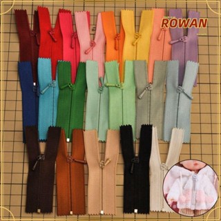 ROW ซิปขนาดเล็ก 5 ซม. 20 สี คุณภาพสูง สำหรับเย็บผ้าตุ๊กตา และสมุดภาพ แบบแฮนด์เมด 5 ชิ้น ต่อชุด