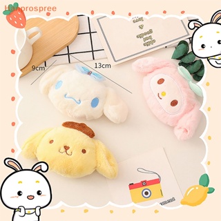 SANRIO Hanprospree&gt; พวงกุญแจ จี้ตุ๊กตาการ์ตูนสุนัข Cinnamon สตรอเบอร์รี่ หมีน่ารัก ขนาดเล็ก สําหรับแขวนกระเป๋านักเรียน