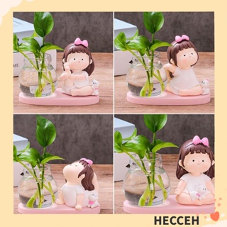 Hecceh แจกันดอกไม้ไฮโดรโปนิก สร้างสรรค์ โยคะ เด็กผู้หญิง ห้องนั่งเล่น ตกแต่งกระถางต้นไม้