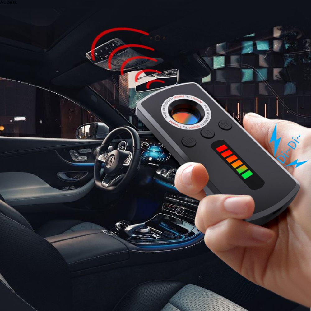GPS Trackers 77 บาท 2023 เครื่องตรวจจับกล้องที่ซ่อนความไวสูง Anti-monitoring Anti-tracking Gps Wireless Infrared Signal Detector For Car Travel Aube Mobile & Gadgets