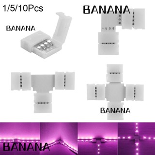 Banana1 แถบเชื่อมต่อสายไฟ LED 10 มม. สําหรับ 3528 5050 1 5 10 ชิ้น