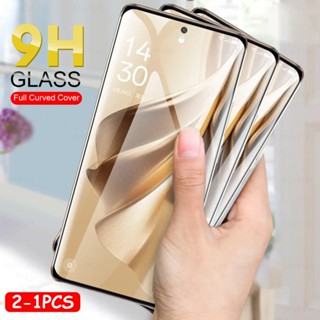 ฟิล์มกระจกนิรภัยกันรอยหน้าจอ 3D ทรงโค้ง สําหรับ OPPO Reno10 Global 5G Reno10 Pro Global 10 Pro Plus