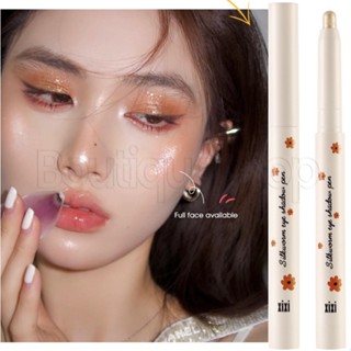 Xixi Eye Brightening / กันน้ํา กลิตเตอร์ นอน ไหม ปากกา / ไฮไลท์ประกายมุก / สีฟ้า ทอง เงิน อายแชโดว์ ปากกา / ดินสอเขียนขอบเงา ติดทนนาน / เครื่องสําอางแต่งหน้า