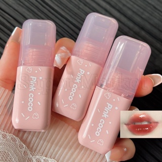 Pink Coco ลิปสติก ลิปกลอส ลิปบาล์ม เนื้อลิขวิด กันน้ํา ให้ความชุ่มชื้น ติดทนนาน สําหรับผู้หญิง