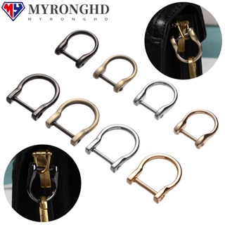 Myronghd D Ring สกรูเปิดหนังหัตถกรรมเข็มขัดจับไหล่สายรัดหัวเข็มขัด