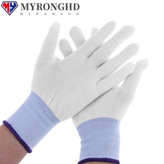 Myronghd ถุงมือสีขาว สําหรับรถยนต์