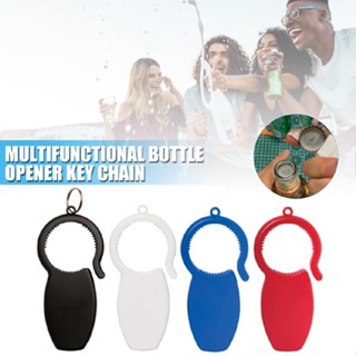 4pcs 3 in 1 Bottle Opener Keychain Handy Kitchen Tool for Beer Water Bottle Can