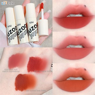 Xixi 5 สี Matte Lip Glaze Mousse Non-stick Cup Lipstick ทนทานกันน้ำ Lip And Gill เครื่องสำอางมัลติฟังก์ชั่นอเนกประสงค์ ↑Eele