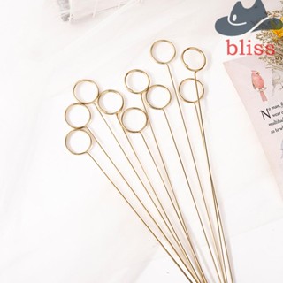 Bliss ขาตั้งการ์ดข้อความ ลายดอกไม้ DIY สําหรับงานแต่งงาน 10 ชิ้น