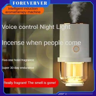 เครื่องพ่นน้ำหอมอัตโนมัติ Wall Mounted Aroma Diffuser Multi-function Night Light Toilet Deodorant Diffuser Fragrance Machine Essential Oil Aroma Diffuser fore