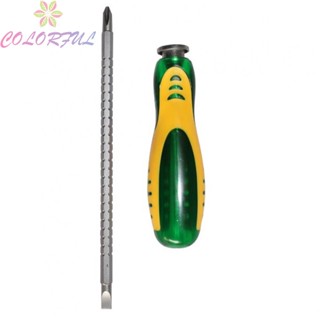 【COLORFUL】Ratchet Screwdriver Detachable Double Head Dual Use Magnetic PH2 / SL6