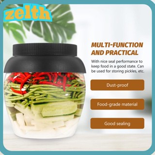 Zelth กระปุกพลาสติกใส พร้อมฝาปิด PET ความจุ 450 มล.