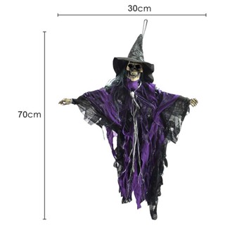 Halloween Hanging Witch NEW Scary Screaming Skeleton Witch Halloween Decoration