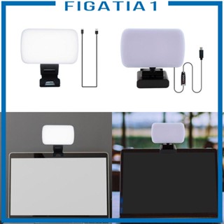 [figatia1] โคมไฟเติมแสง LED 3000-6500K แบบพกพา สําหรับบันทึกวิดีโอ