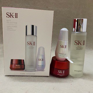 Sk SK-II SKII SK2 King Power สครับหน้า ให้ความชุ่มชื้น 3 ชิ้น               SK SK-II SKII SK2 King Power 3-Piece Celestial Hydrating Facial Scrub