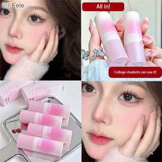 Cappuvini Liquid Cheek Blush Facial Nourishing Blush Gel Cream Waterproof Multi-purpose Eyes&amp;lips Makeup Blush Stick Cosmetics With Sponge ↑Eele