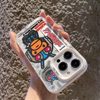 เคสโทรศัพท์มือถือ แบบแข็ง ผิวด้าน ลายการ์ตูน kamen rider bape สําหรับ iphone 11 12 13 14 Pro Max 14Plus ip 12promax 13promax