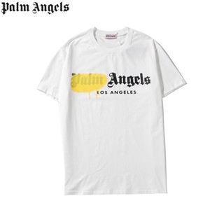 Palm Angels ฤดูร้อนผู้ชายและผู้หญิงแฟชั่นลำลองเสื้อยืดแขนสั้น