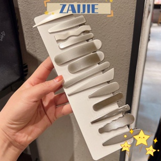 Zaijie24 กิ๊บติดผม โลหะ รูปหยดน้ํา เครื่องประดับผมแฟชั่น DIY