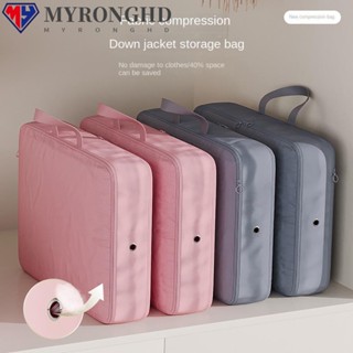 Myronghd กระเป๋าจัดเก็บเสื้อผ้า แจ็คเก็ต ทรงโท้ท สําหรับเดินทาง