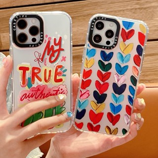 【The World is your】casetify ฟิล์มอะคริลิค กันตก หลากสี สําหรับ iPhone 14 Pro Max 14 13Pro Max 12 XR X XS Max 13 11 Promax 14plus 14Pro