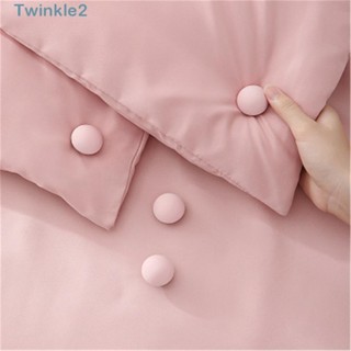 Twinkle คลิปหนีบผ้าห่ม ผ้าห่ม ที่นอน ลายเห็ด สําหรับครัวเรือน 4 ชิ้น