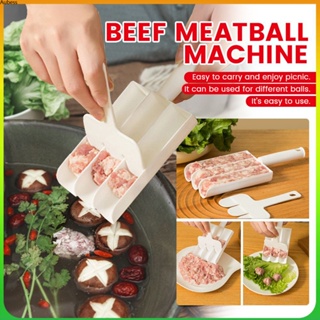 2023 ใหม่ 1 PC พลาสติก Meatball Maker ชุดปลาเนื้อทอดเนื้อทำลูกแม่พิมพ์ช้อนเนื้อเครื่องมือครัว Gadgets อุปกรณ์ทำอาหาร Aube