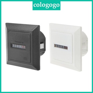 Colo เครื่องนับชั่วโมงดิจิทัล AC220-240V ทรงสี่เหลี่ยม