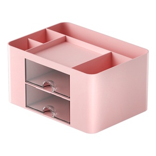 Home Cosmetics Stationery Office With Drawer 5 Compartments For Pens Books Desk Organizer