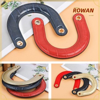 Rowans ด้ามจับกระเป๋า หนัง PU แบบเปลี่ยน DIY